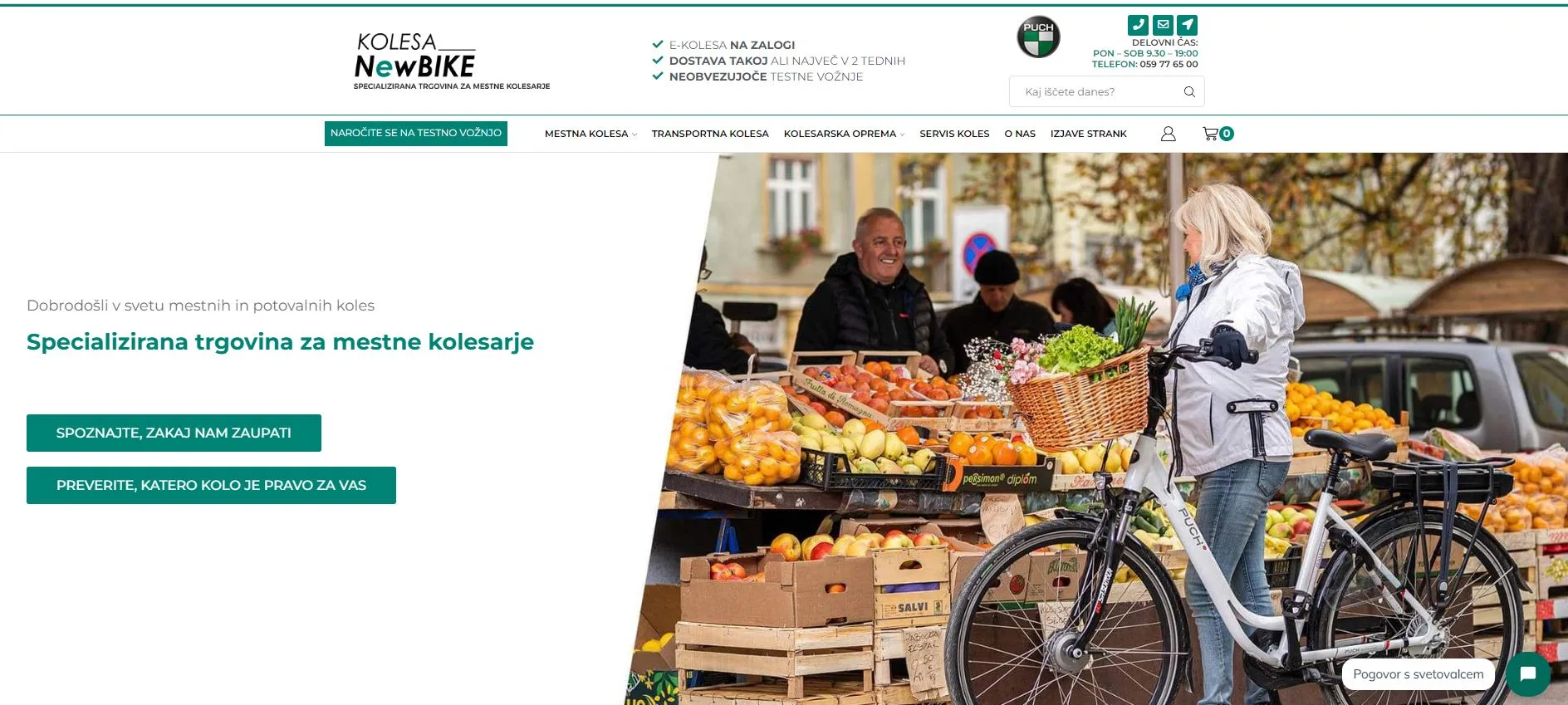 spletna trgovina newbike